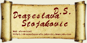 Dražeslava Stojaković vizit kartica